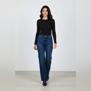 Woman Within Blue Denim Jeans